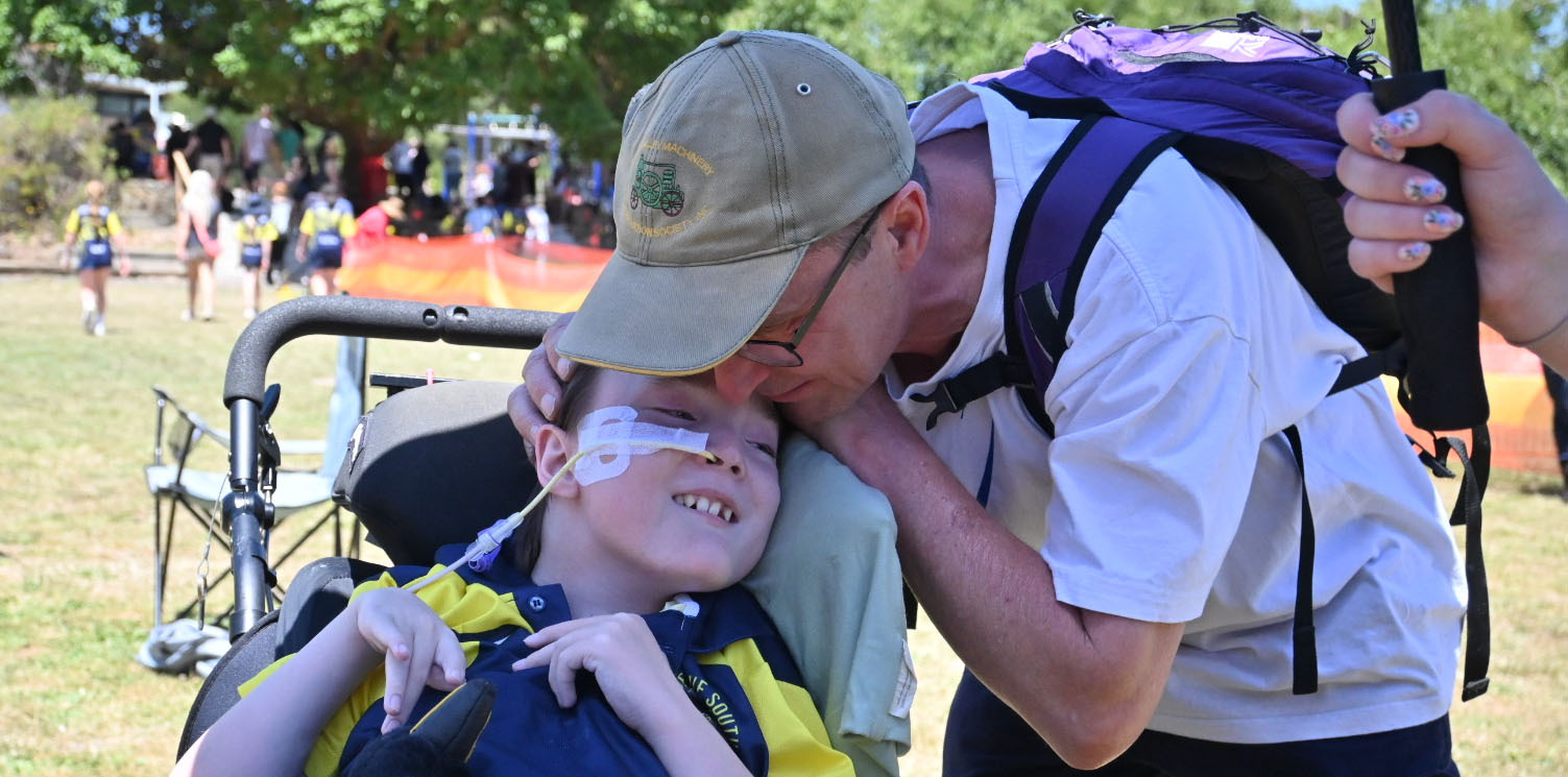 Family supported by TLC for Kids