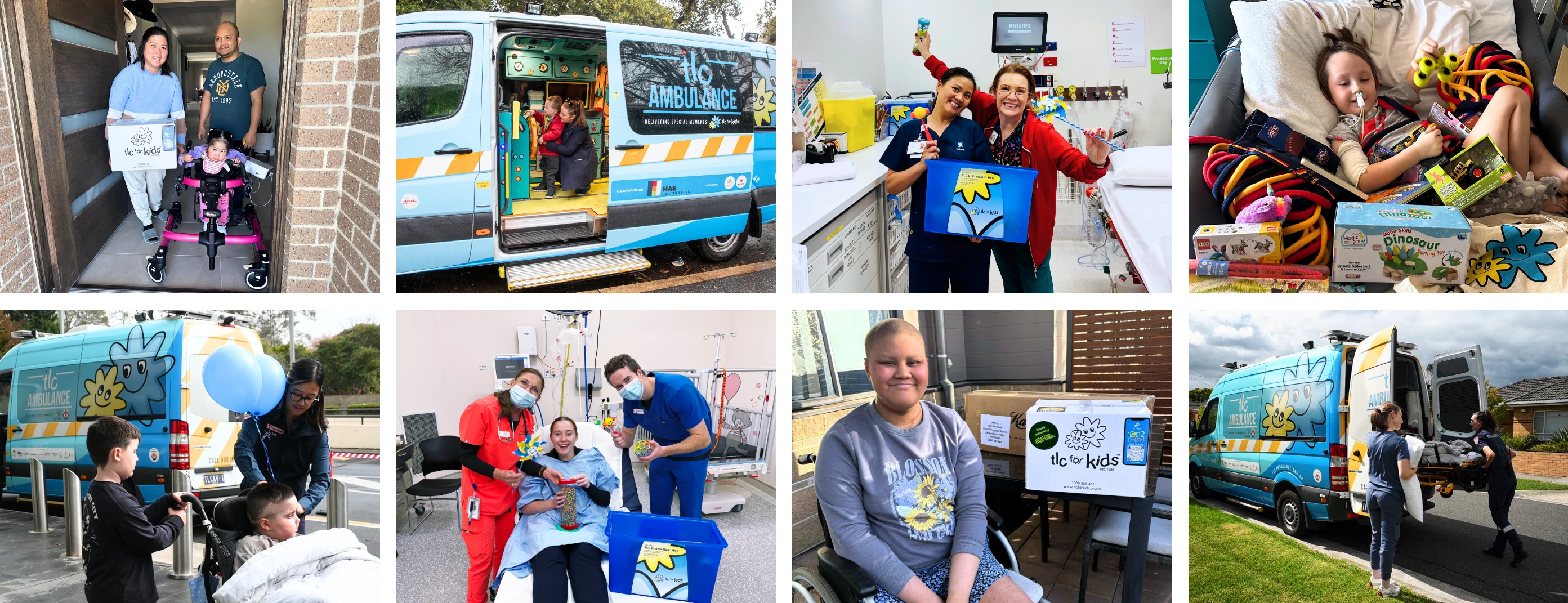 Children and families supported by TLC for Kids